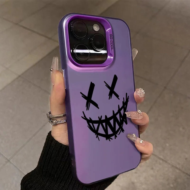 Black Comic Style Phone Case