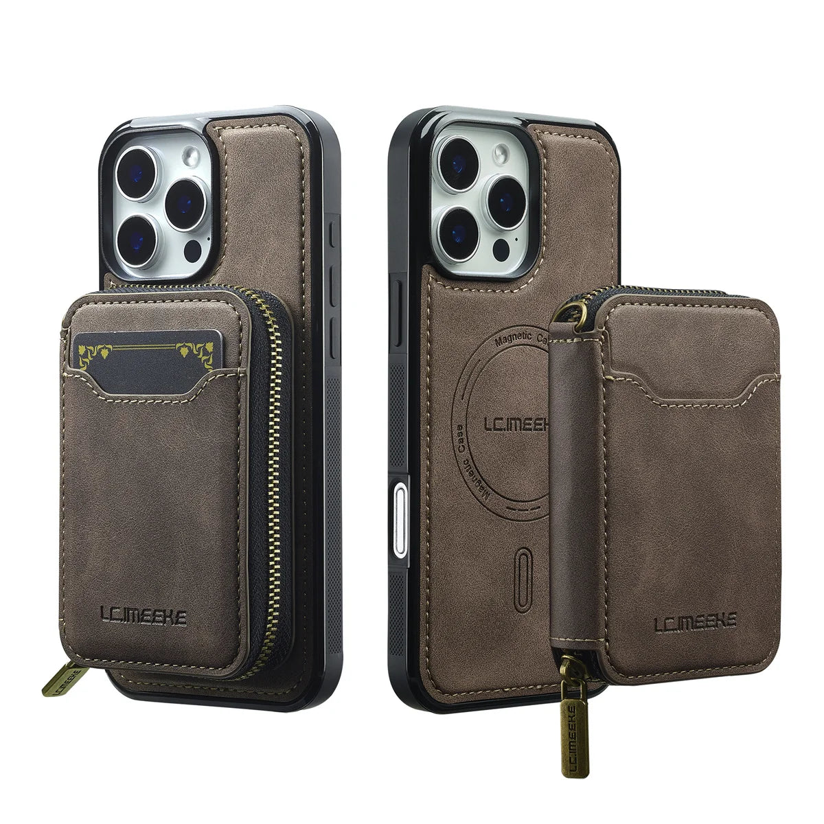 For Magsafe Magnetic Leather Phone Case For iPhone