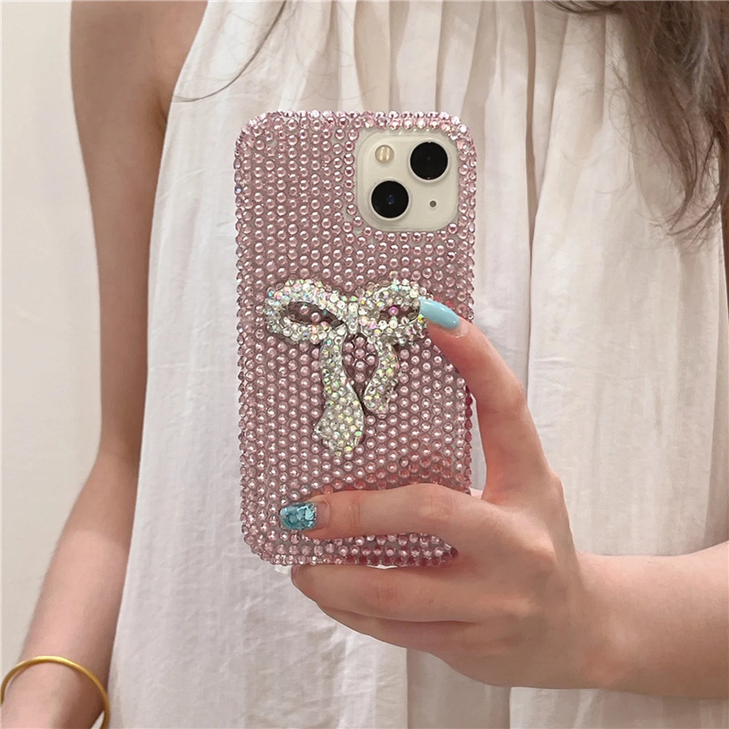 Luxury Full Diamond Bow Sparkling Cute Phone Case