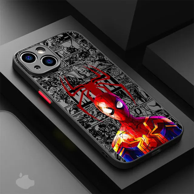 Marvel Spider Man Couple Phone Case For iPhone