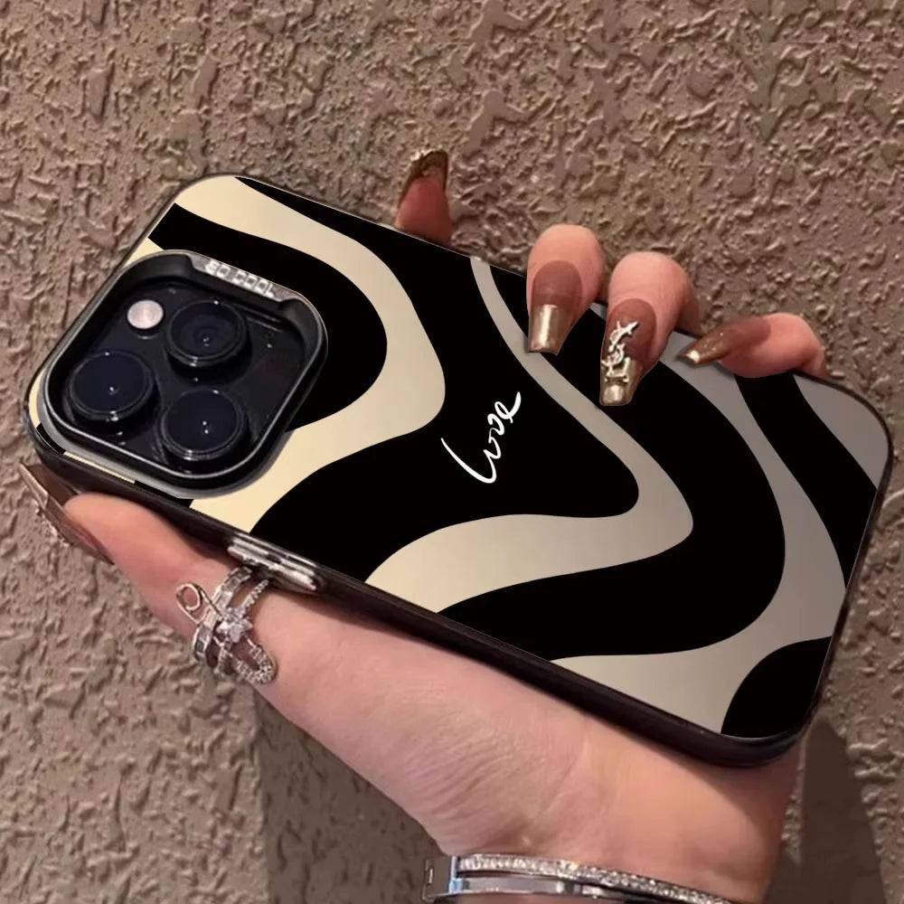 Black Polka Dot Pattern Phone Case