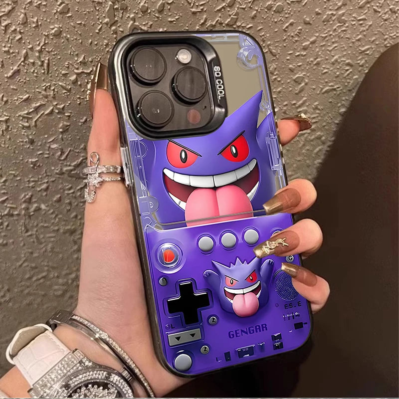 Pokemon Pikachu Gengar Game Phone Case For iPhone
