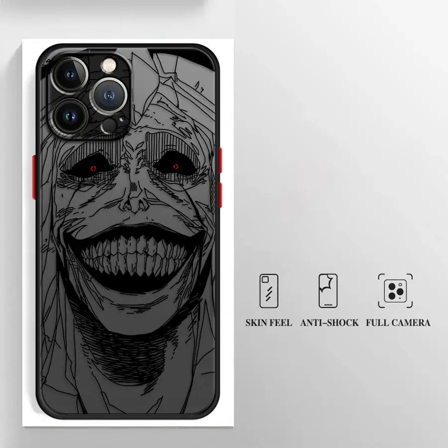 Anime Sukuna Jujutsus Kaisen Soft Cover Case For iPhone