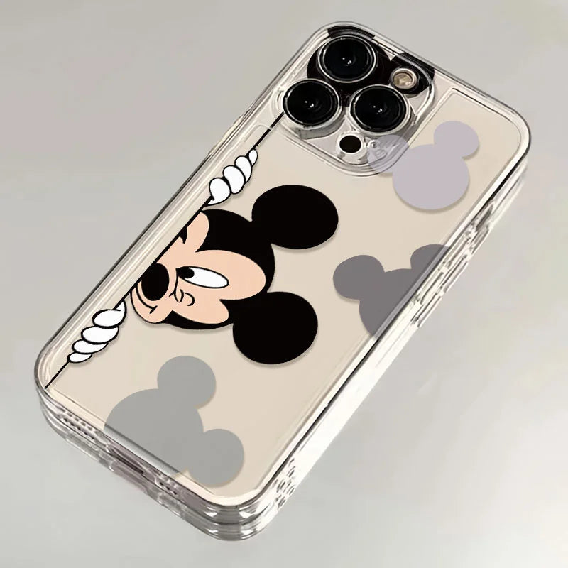 Disney Mickey Minnie Mouse Couple Soft Phone Case For iphone