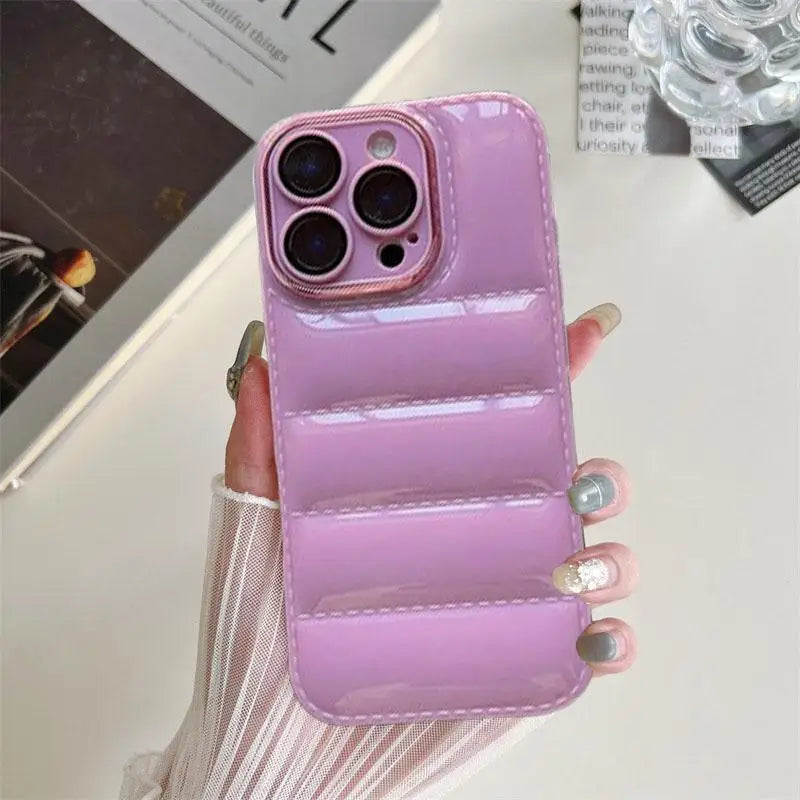 Candy Down Jacket Puffer Phone Case