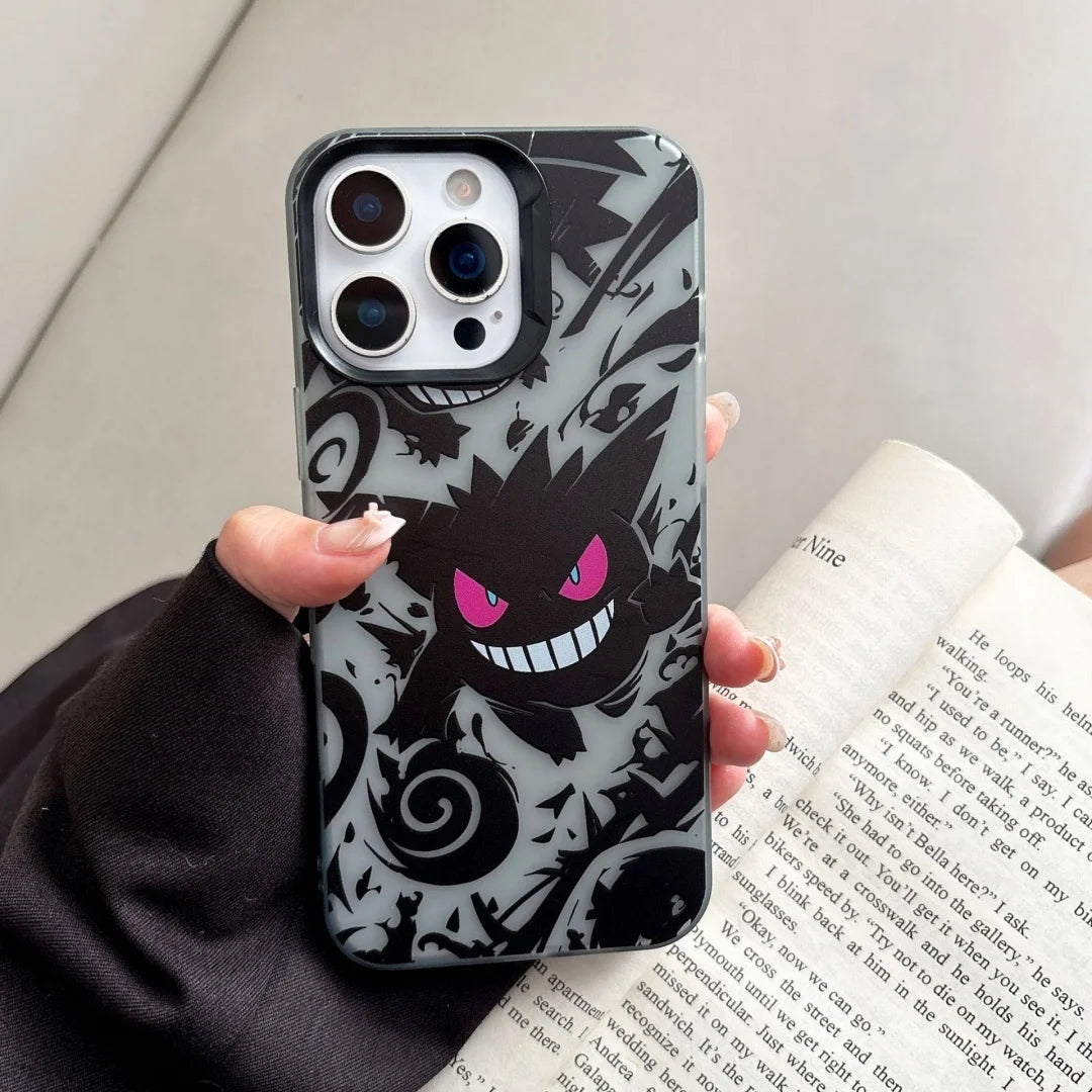Cute Pokemons Gengar Phone Case For iPhone