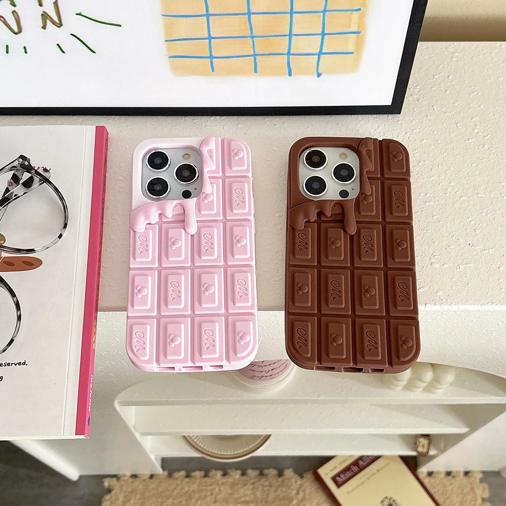 Funny Cartoon 3D Mickey Chocolate Ice Cream Phone Case