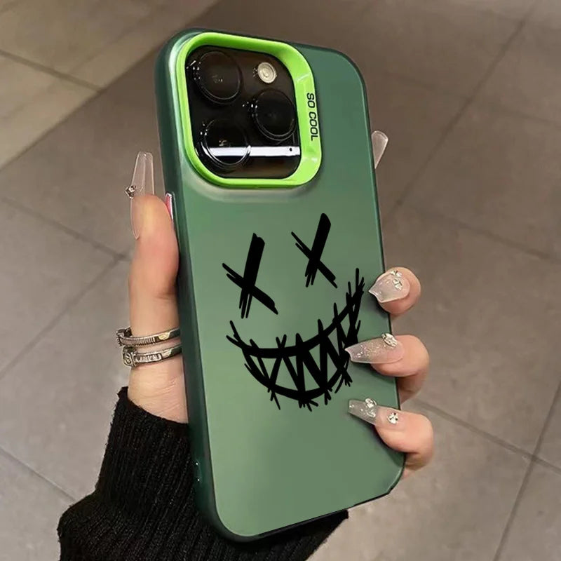 Black Comic Style Phone Case