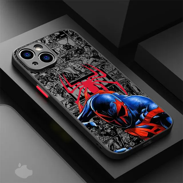 Marvel Spider Man Couple Phone Case For iPhone