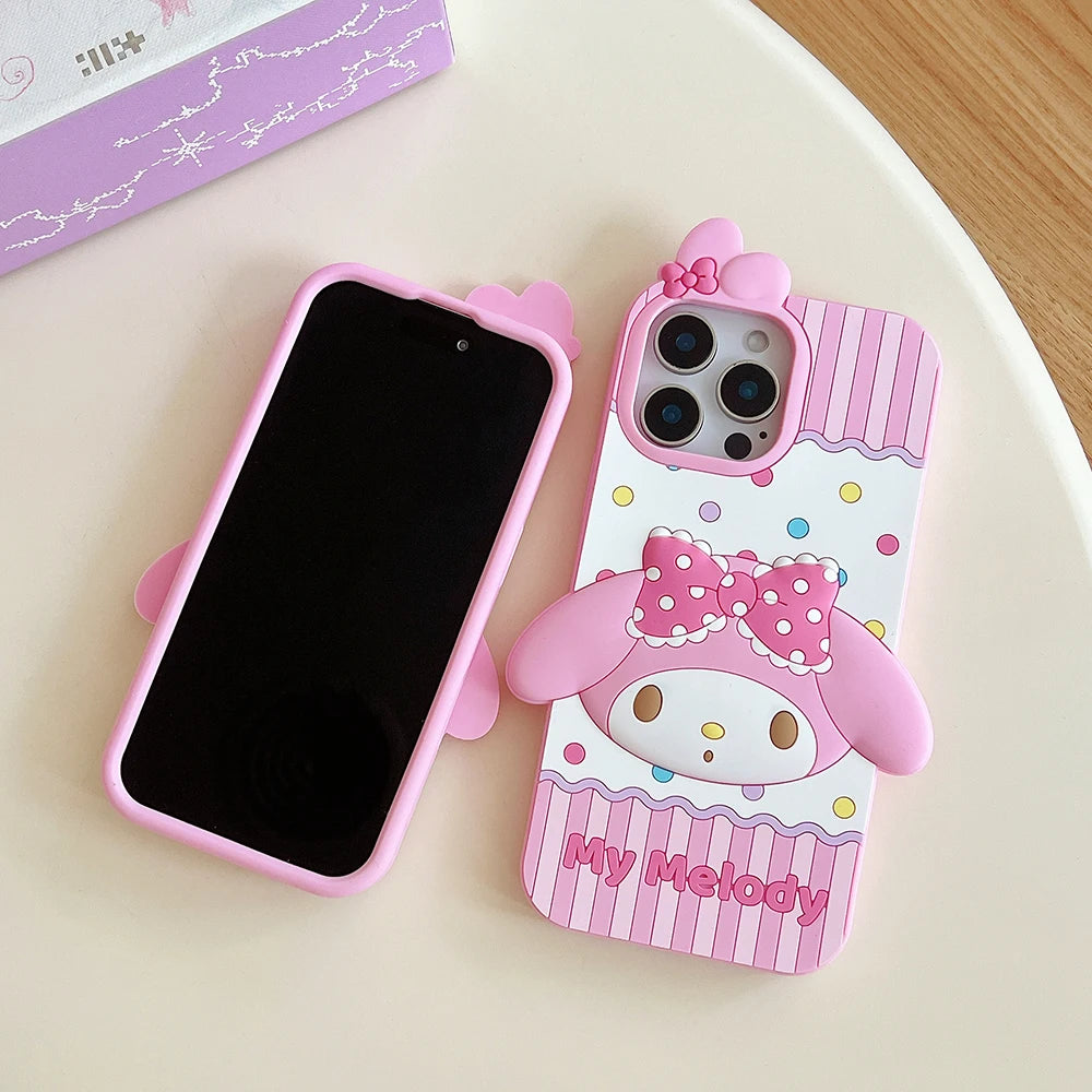 Kawaii Cartoon Hello Kitty Kuromi My Melody Phone Case