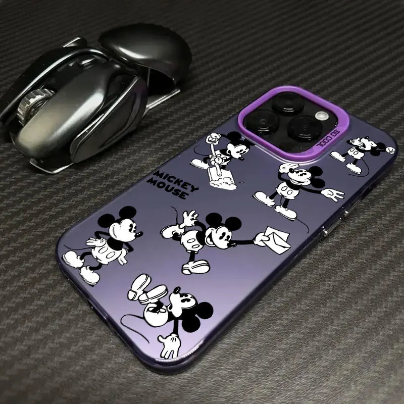 Mickeys Mouse Cartoon Black White Phone Case