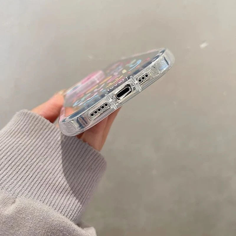 Hot Love Heart Air Cushion Mirror Phone Case For iPhone