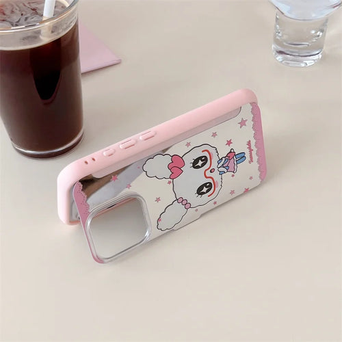 Cute Cartoon Star Rabbit Folding Stand Phone Case