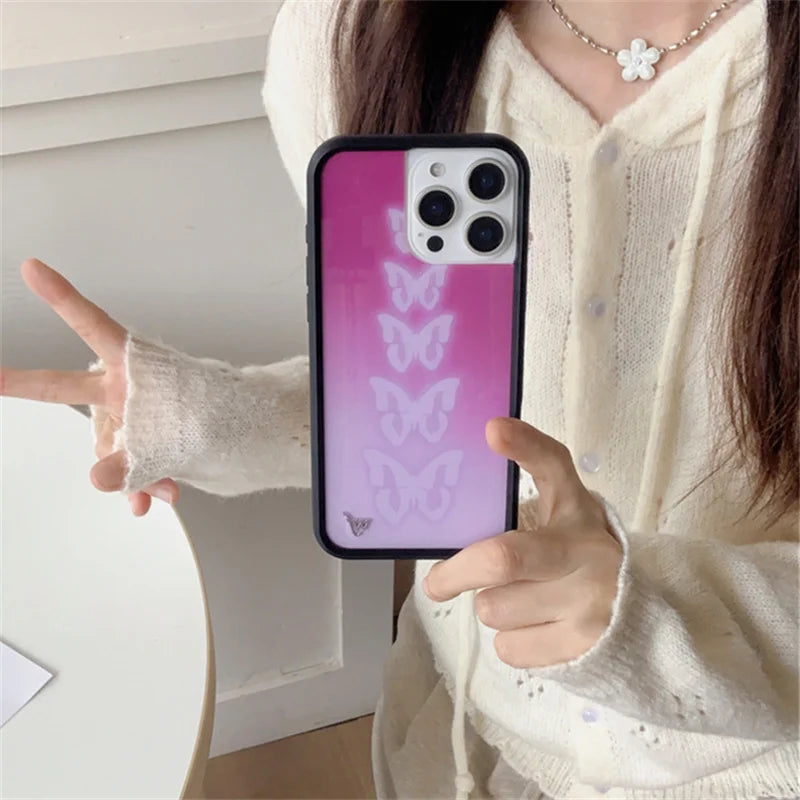 Wildflower Butterfly Phone Case