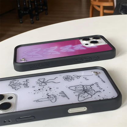 Wildflower Butterfly Phone Case