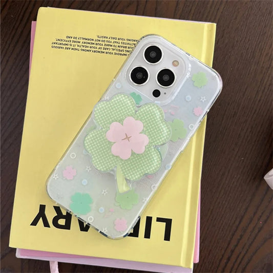 Summer Colorful Plant Leaves Rotating Phone Case