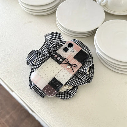 Fashion Beaded Bow Phone Case