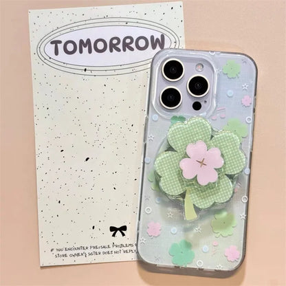 Summer Colorful Plant Leaves Rotating Phone Case