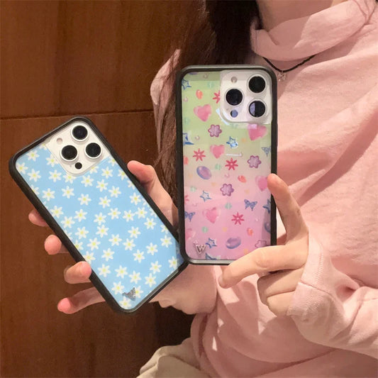 Wildflower Girl Love Heels Phone Case