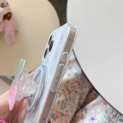 Summer Cute Wavy Cherry Magnetic Phone Case