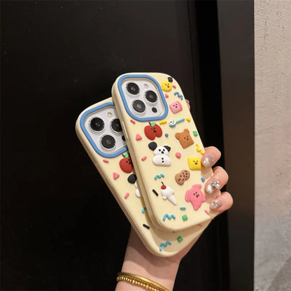 Cute Bear Puppy Doodle Phone Case