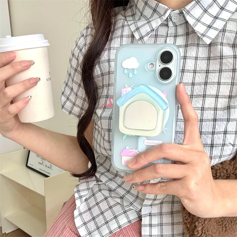 Cute Cartoon Kitten Bow Magsafe Phone Case
