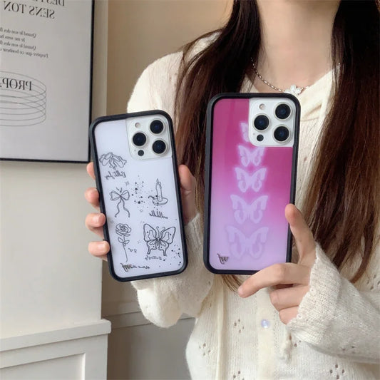 Wildflower Butterfly Phone Case