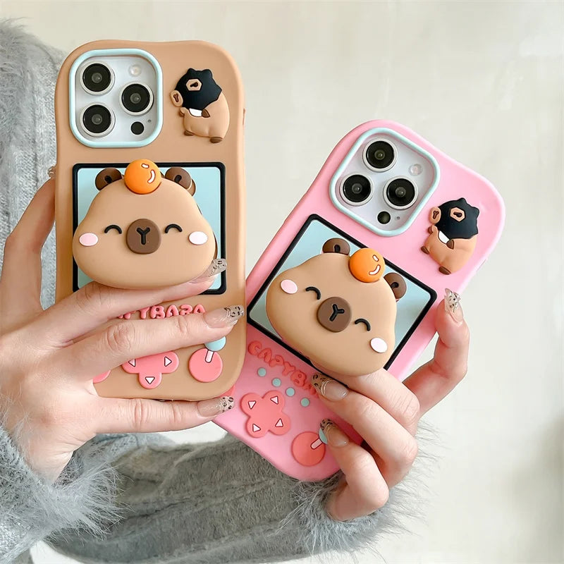 Cartoon Cute Capybara Game Console Phone Case