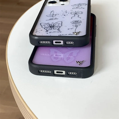 Wildflower Butterfly Phone Case