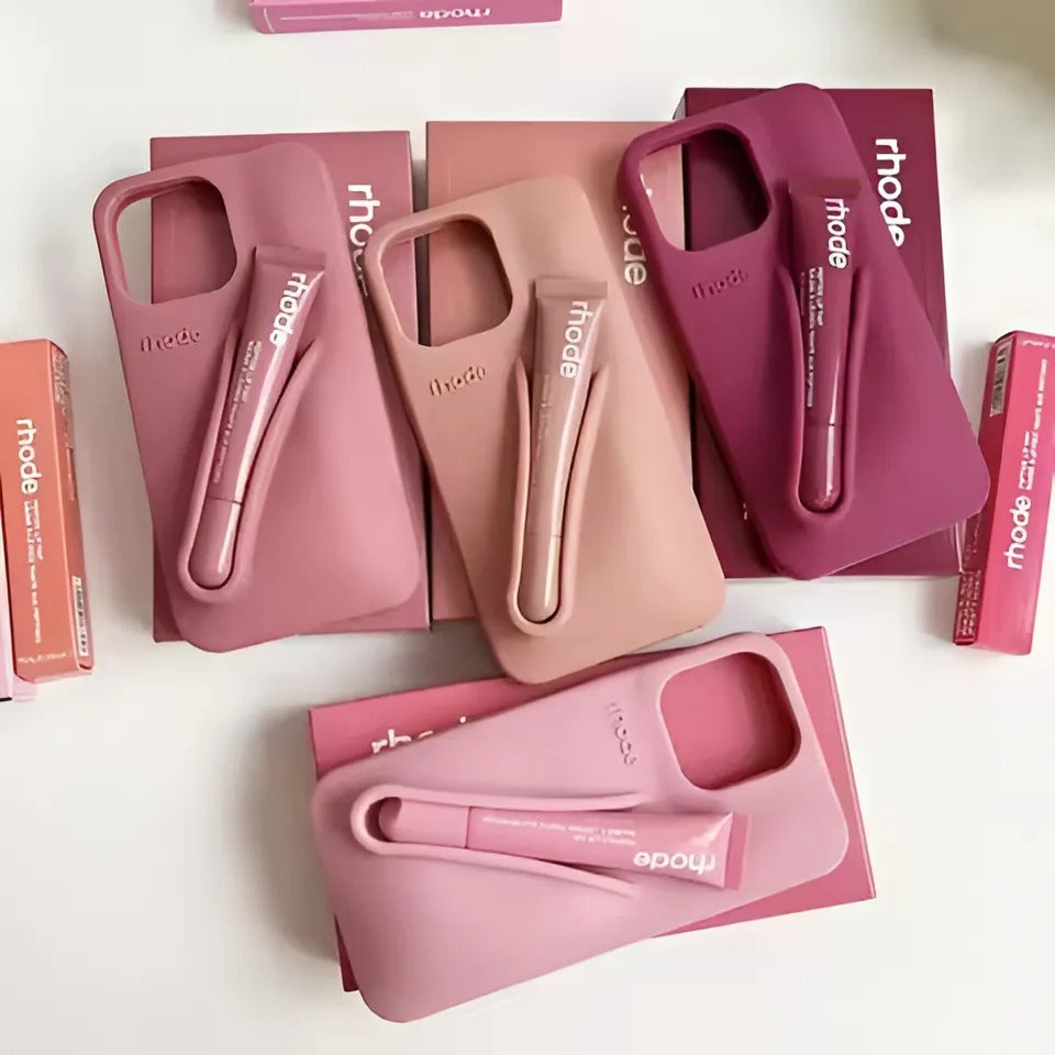 Rhode Minimalist Soft Silicone Phone Case Rhode Liptint Case With Box