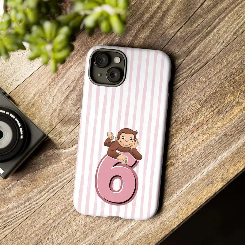 Cute Matching 67 Curious George Phone Case For iPhone