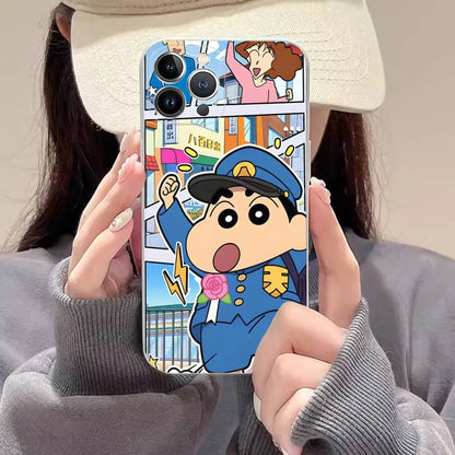 Lovely Crayon ShinChan Phone Case For iPhone