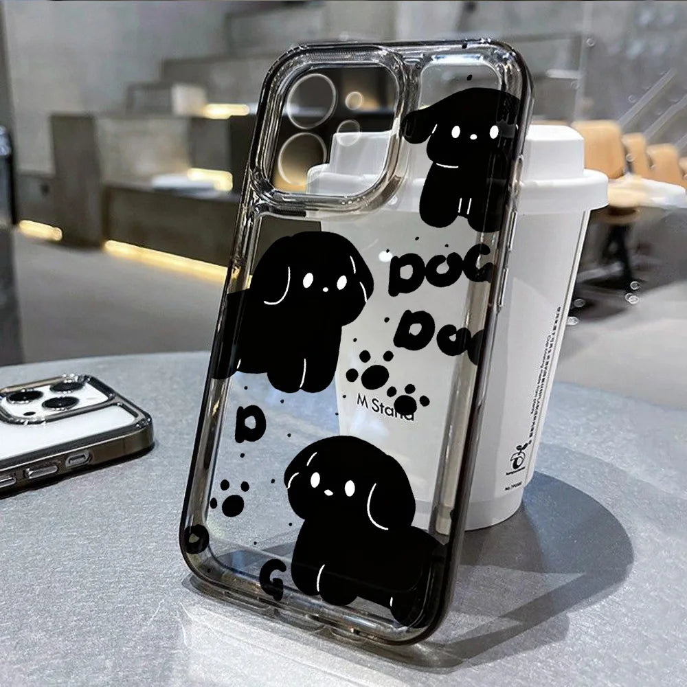 Black Cat Liquid Silicone Phone Case
