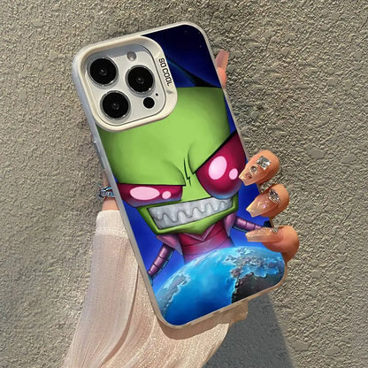 Invader Z-Zim Cartoon Phone Case For iPhone