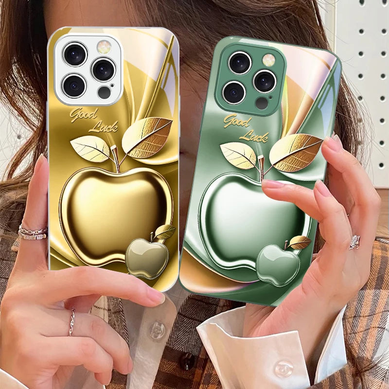 Apple Golden Leaves For iPhone