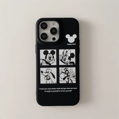 Cartoon Interesting Cute Disney Minnie Mickey Mouse  Soft Phone Case