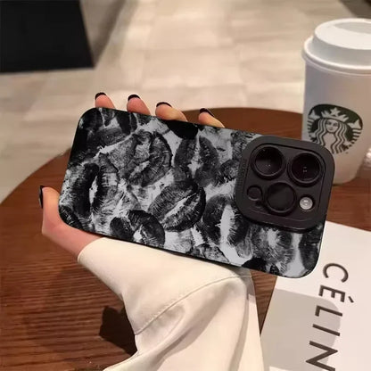 Lip-Painted Anti-Drop Phone Case For iPhone