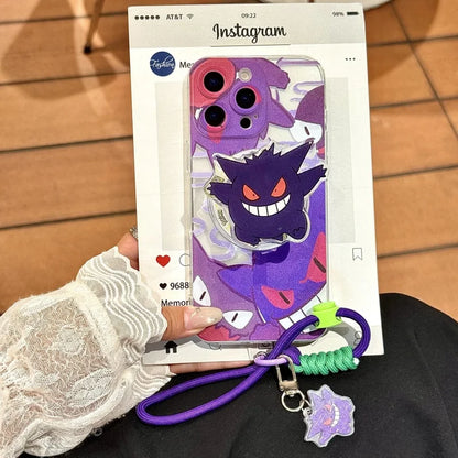 Cute Gengar Mega Phone Case For iPhone