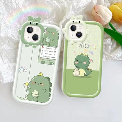 Little Monster Lens Duck Panda Cover Case For iPhone Case