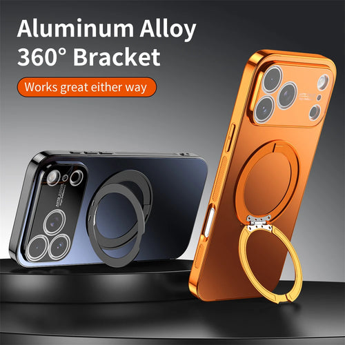 360° Rotating Magnetic Ring Stand Case For Magsafe For iPhone
