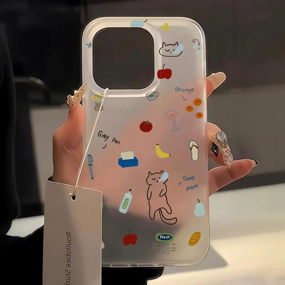 Cute Cartoon Phone Case For iPhone