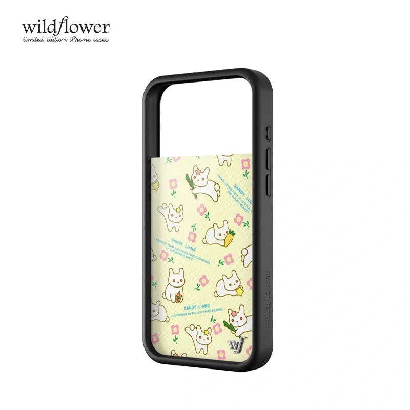 Wildflower Sandy Carrot Bunnies Cute Girl Phone Case For iPhone