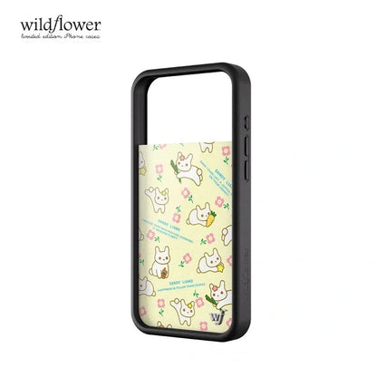 Wildflower Sandy Carrot Bunnies Cute Girl Phone Case For iPhone