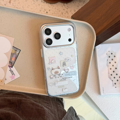 Korean Graffiti Cartoon Animals Pattern Phone Case For iPhone