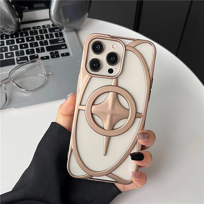 Hollow Planet Star Magnetic Phone Case