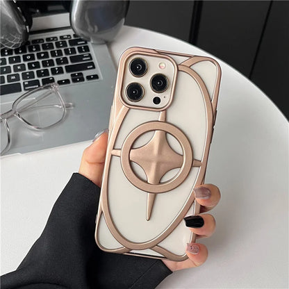 Hollow Planet Star Magnetic Phone Case