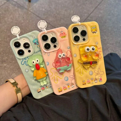 Anime Spongebo Squarepants Mobile Phone Case Available  For iPhone