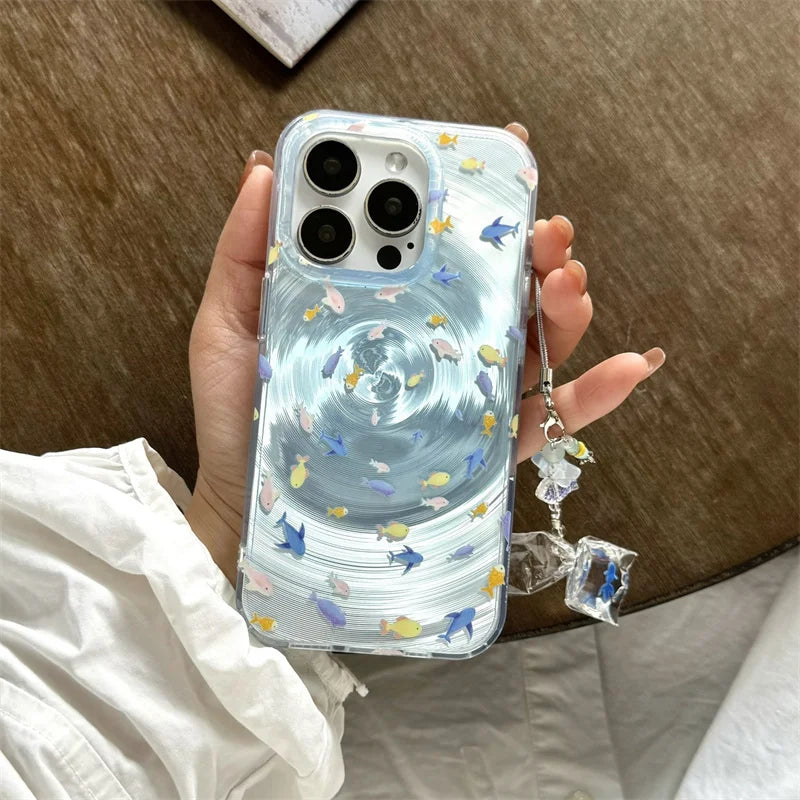 Whirlpool Fish Phone Case