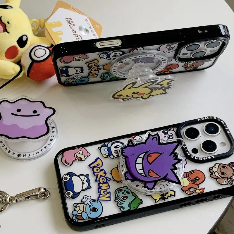 Luxury Pokemons Ditto Bulbasaur Phone Case For iPhone