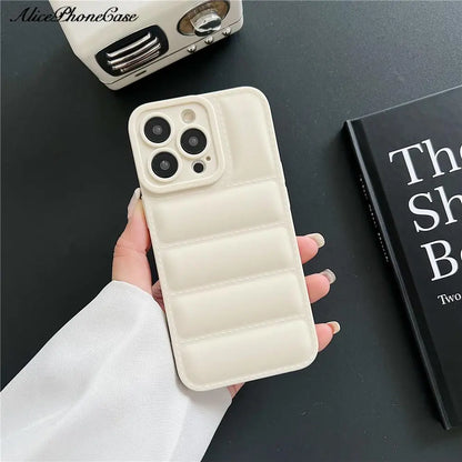 Down Jacket TPU Phone Case For iPhone